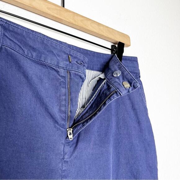 Peruvian Connection Kelvy Cropped Linen Blend Straight Trousers Pant Garnet Dyed - Picture 6 of 13